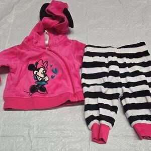 Disney Pink and Black Kids Matching Set